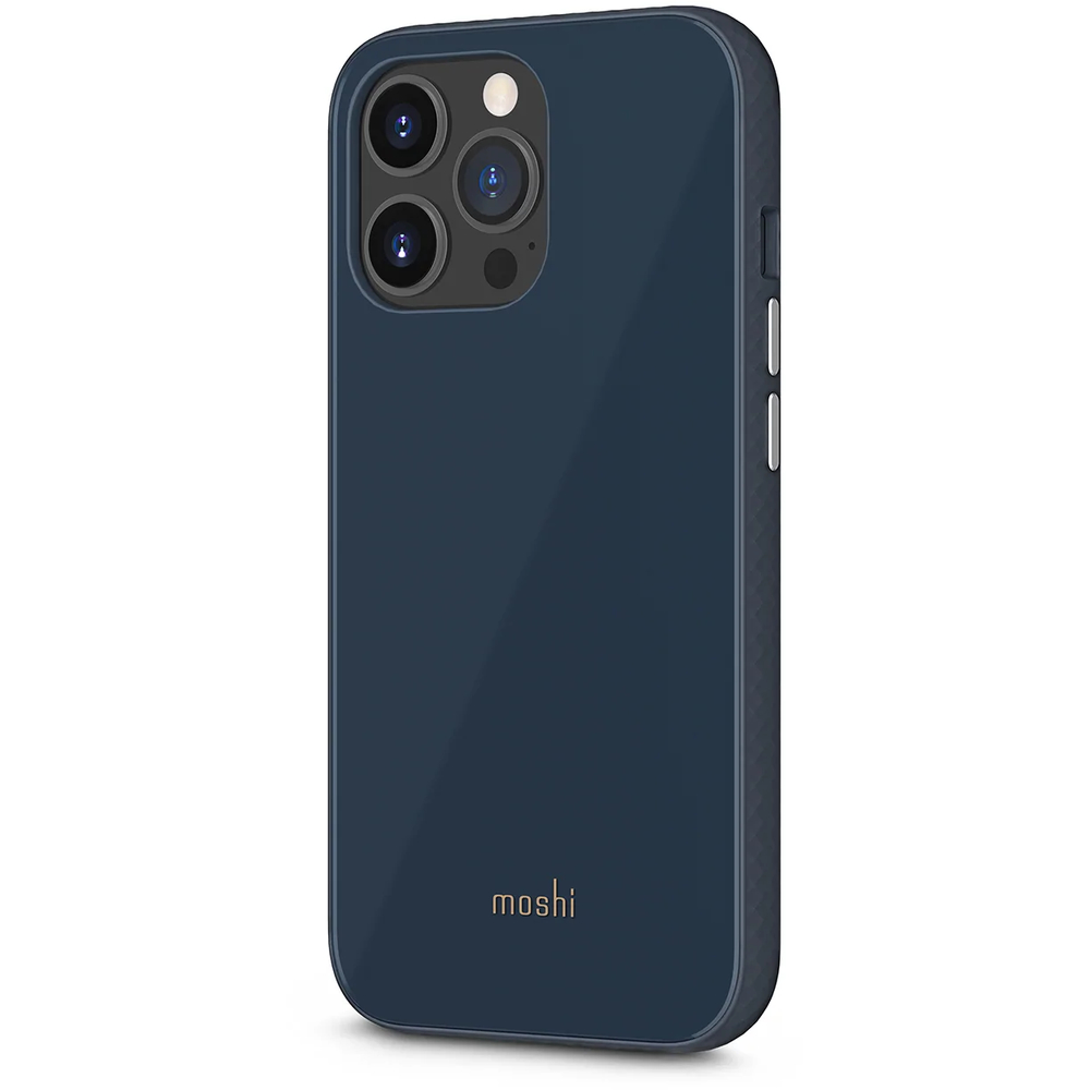 Защитный чехол Moshi iGlaze for iPhone 13 Pro Цвет: Сланцево-синий